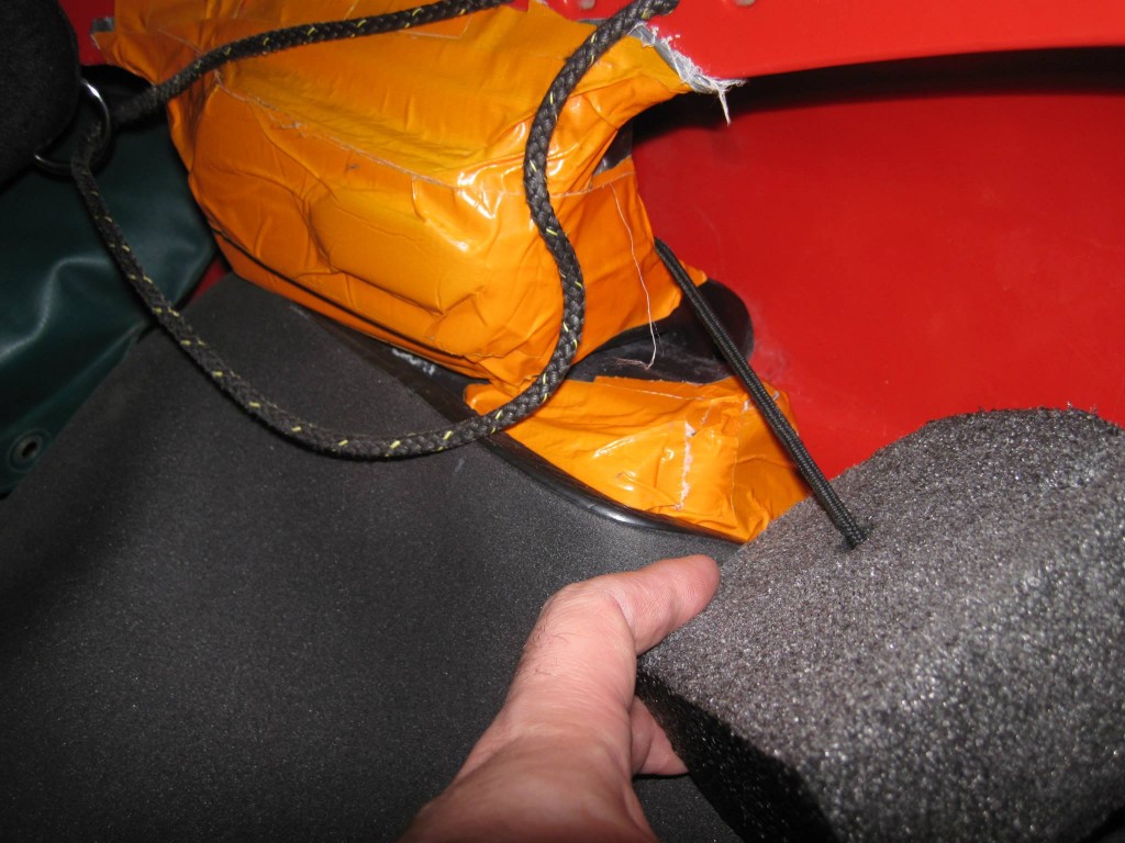 Hip Pad and Footrest Modification