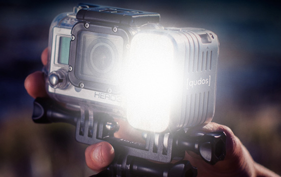 GoPro In The Dark - Knog qudos Action