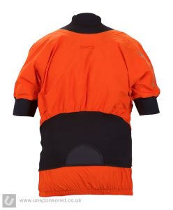 You get the highly adjustable and effective twin waist seal as seen on other Sweet whitewater tops.
